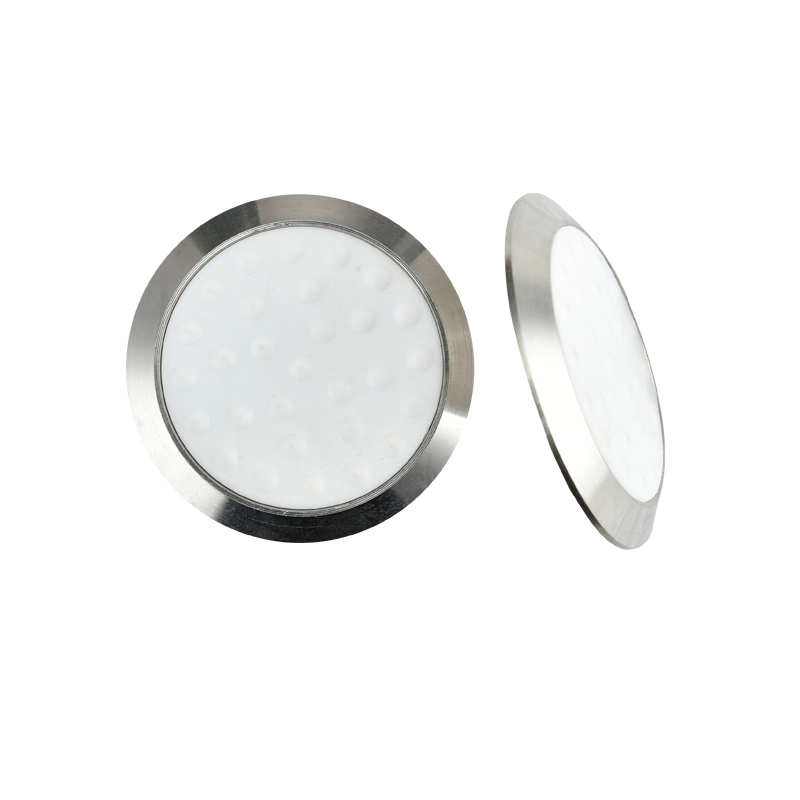 Pernos indicadores t&aacute;ctiles de acero inoxidable de 3 mm de altura con inserto de PU para pavimentaci&oacute;n de advertencia en carretera