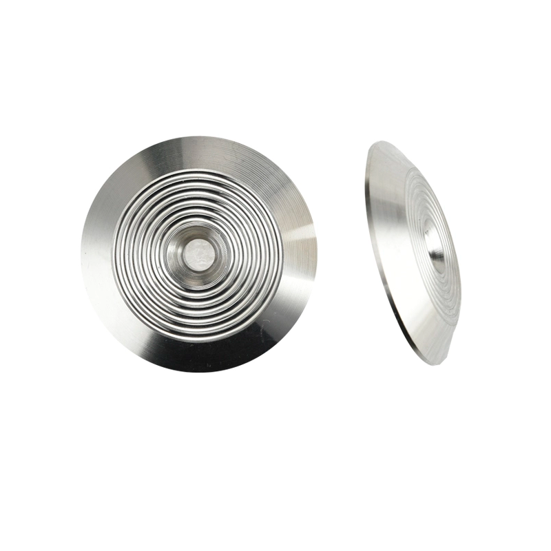 Indicadores de superficie de tierra t&aacute;ctiles de acero inoxidable de 35 mm