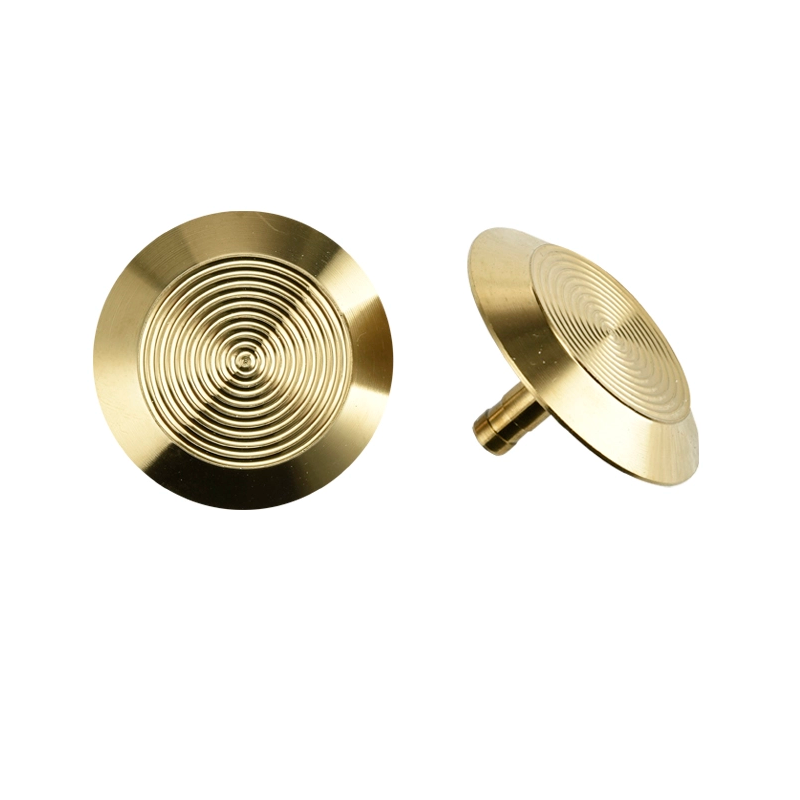 Esp&aacute;rrago t&aacute;ctil de acero inoxidable dorado resistente a la corrosi&oacute;n para hoteles