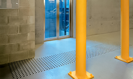 Perno de pavimentación táctil de acero inoxidable