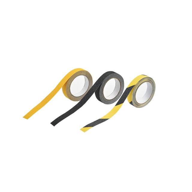 Cinta reflectante antideslizante de carborundo PVC/PET autoadhesiva para piso de escalera de carretera RY-PE901