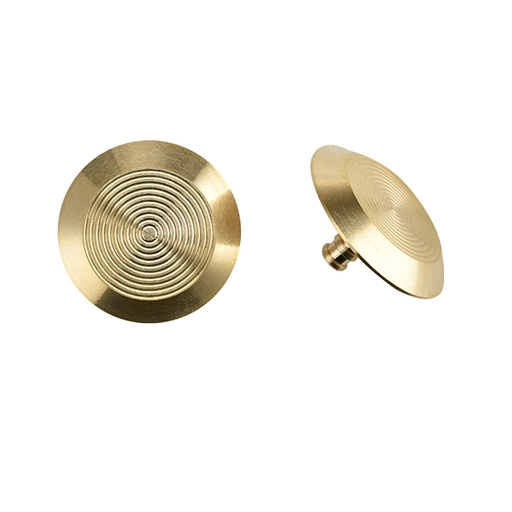 Indicadores t&aacute;ctiles de lat&oacute;n para superficie de marcha, puntos de tachuelas para pavimentaci&oacute;n y RY-DB201 antideslizante